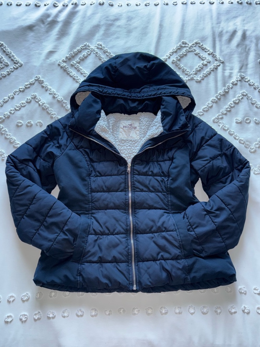Hollister Sherpa-Lined Puffer Jacket